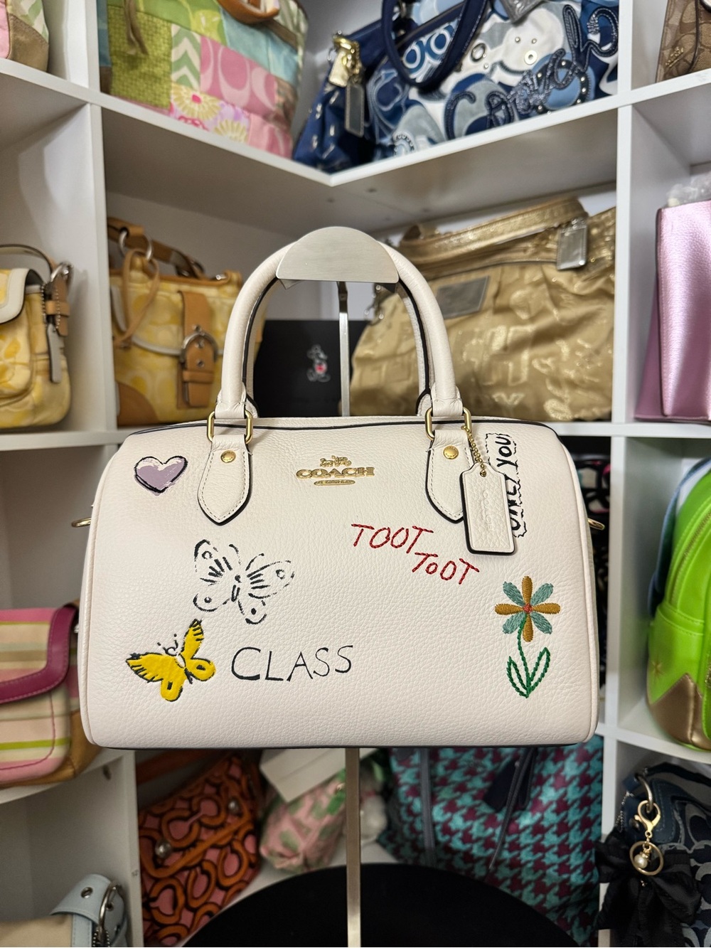 Coach Sketch Print Rowan Satchel Bag